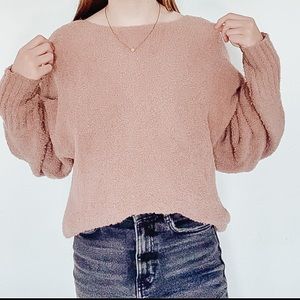 Ruby Moon // pink comfy oversized sweater
